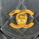 Chanel Black Lambskin Shoulder Bag