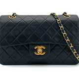 Black Small Classic Flap