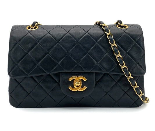 Black Small Classic Flap