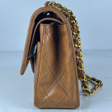 Vintage Camel Medium Classic Double Flap
