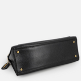 Vintage Chain Tote - Black Caviar