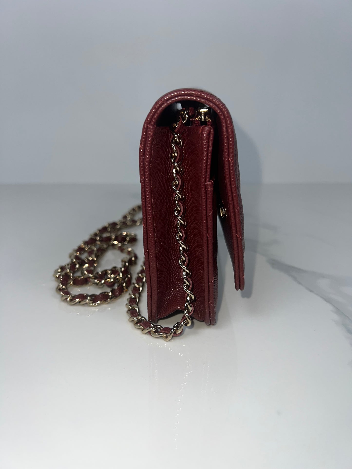 Burgundy Wallet on Chain