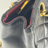 Chanel Black Lambskin Shoulder Bag