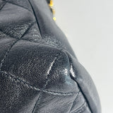 Chanel Black Lambskin Shoulder Bag