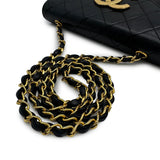 Vintage Deca Square - Black Lambskin