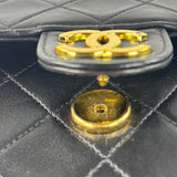 Vintage Classic Shoulder Bag with Pushlock