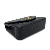 Vintage Black Half Moon Flap (Available at Ladybird)