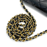 Vintage Half Moon - Black Lambskin