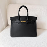 Birkin 35 - Black Togo (T stamp)