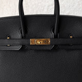Hermes Birkin 25 - Black Togo (Stamp C, 2018)