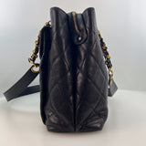 Vintage Front Pocket Shoulder Tote