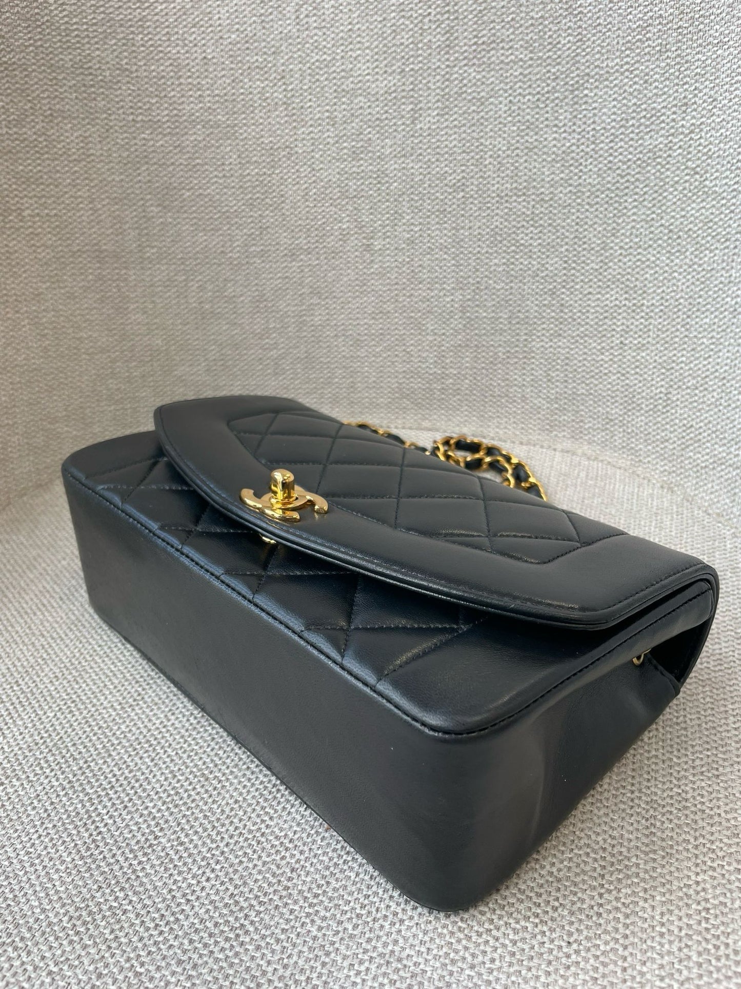 Black Vintage Small Diana Flap (Available at Ladybird)