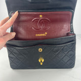 Black Small Classic Flap