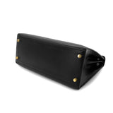 Kelly 28 Sellier - Black Boxcalf