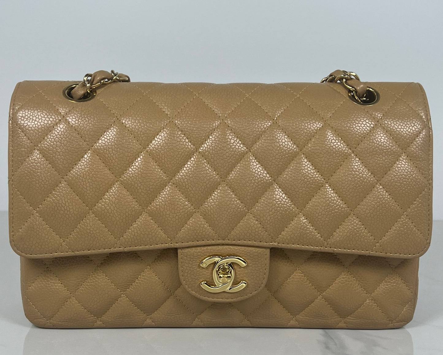 Beige Caviar Medium Classic