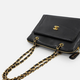 Vintage Chain Tote - Black Caviar
