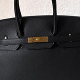 Birkin 35 - Black Togo (T stamp)