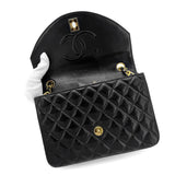 Vintage Black Half Moon Flap (Available at Ladybird)