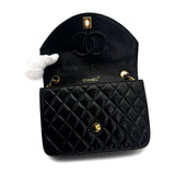 Vintage Half Moon - Black Lambskin