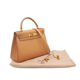 Vintage Kelly 28 Sellier - Naturel Courchevel (Circle X, 1994)