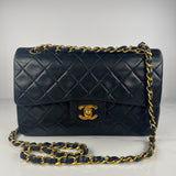 Black Small Classic Flap