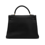 Kelly 32 - Black Togo