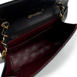 Vintage Deca Square - Black Lambskin