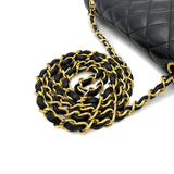 Vintage Black Half Moon Flap (Available at Ladybird)