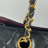 Chanel Black Lambskin Shoulder Bag