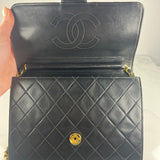Vintage Classic Shoulder Bag with Pushlock
