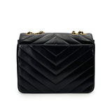 Vintage Chevron Quilted Envelope Flap