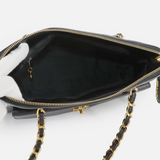Vintage Chain Tote - Black Caviar