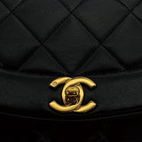 Vintage Small Diana - Black Lambskin