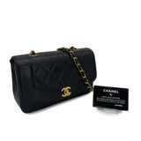 Vintage Small Diana - Black Lambskin