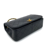 Vintage Full Flap - Black Lambskin