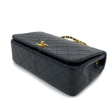 Vintage Full Flap - Black Lambskin