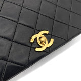Vintage Full Flap - Black Lambskin