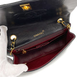 Vintage Full Flap - Black Lambskin