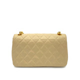 Vintage Mini Rectangle - Beige Lambskin