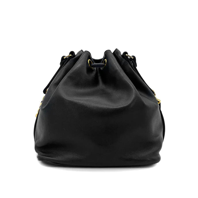 Vintage Drawstring Comfort Chain - Black Lambskin