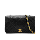 Vintage Full Flap - Black Lambskin
