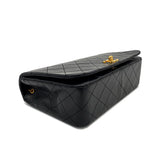 Vintage Full Flap - Black Lambskin