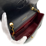 Vintage Full Flap - Black Lambskin