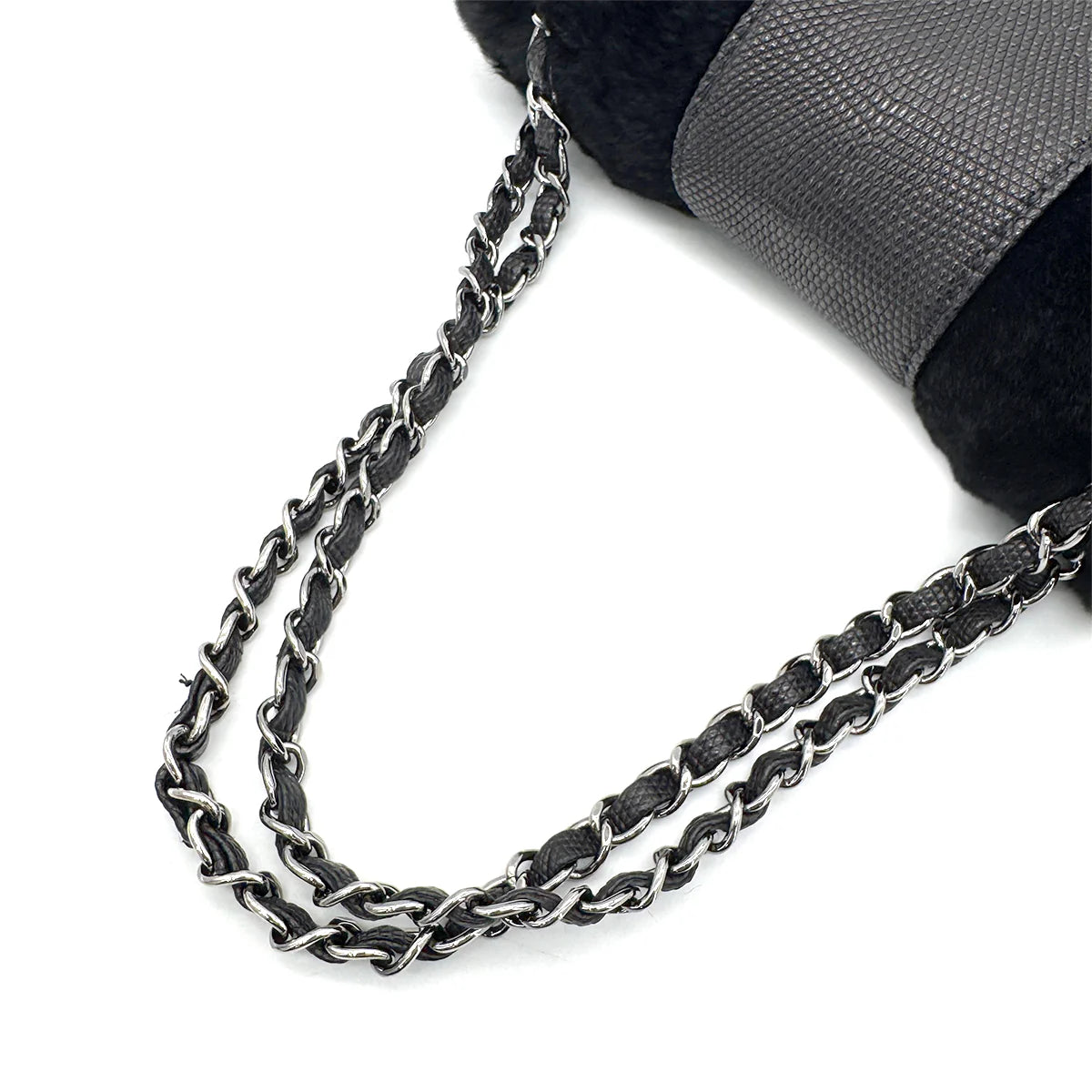 Vintage Winter Flap - Black Tweed