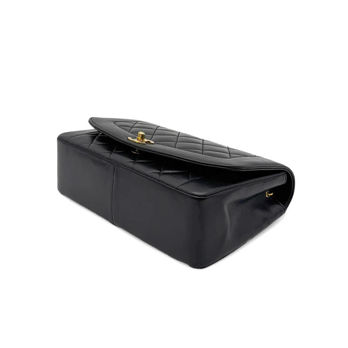 Vintage Medium Diana - Black Lambskin