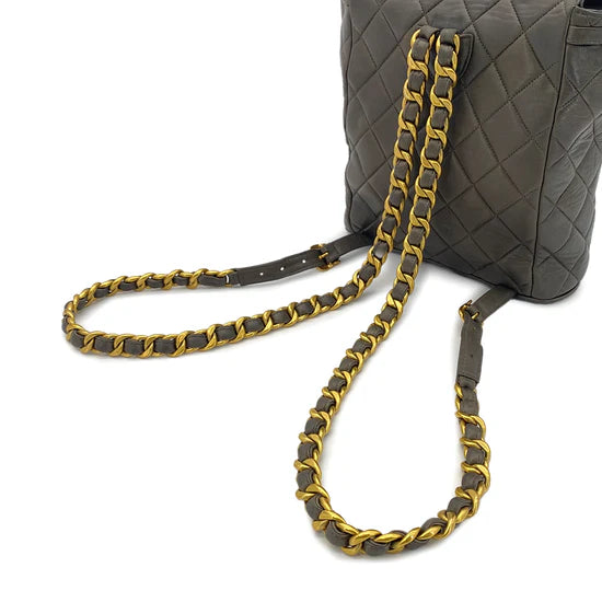 Vintage Duma Backpack - Khaki Lambskin (Available at Luxe Levels)