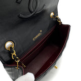 Vintage Half Moon Flap - Black Lambskin