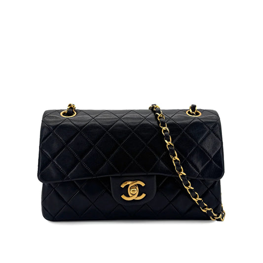 Vintage Small Classic Flap - Black Lambskin