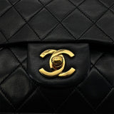 Vintage Small Classic Flap - Black Lambskin