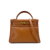Hermes Kelly 28 - Gold Courchevel